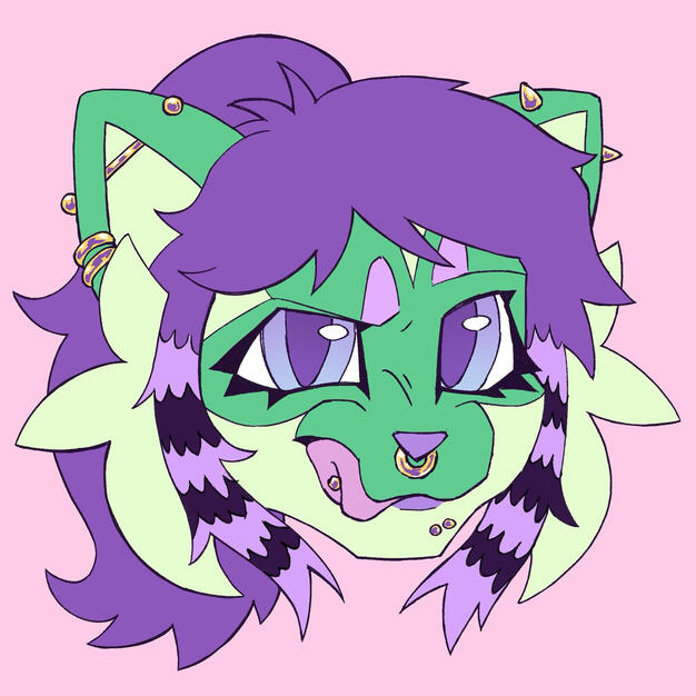 Flat Color Headshot
